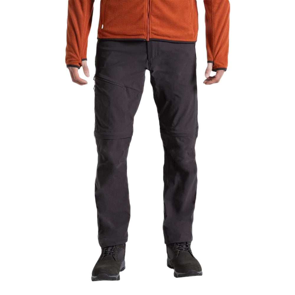 Craghoppers Mens NosiLife Convert Trouser Pants in Black Color