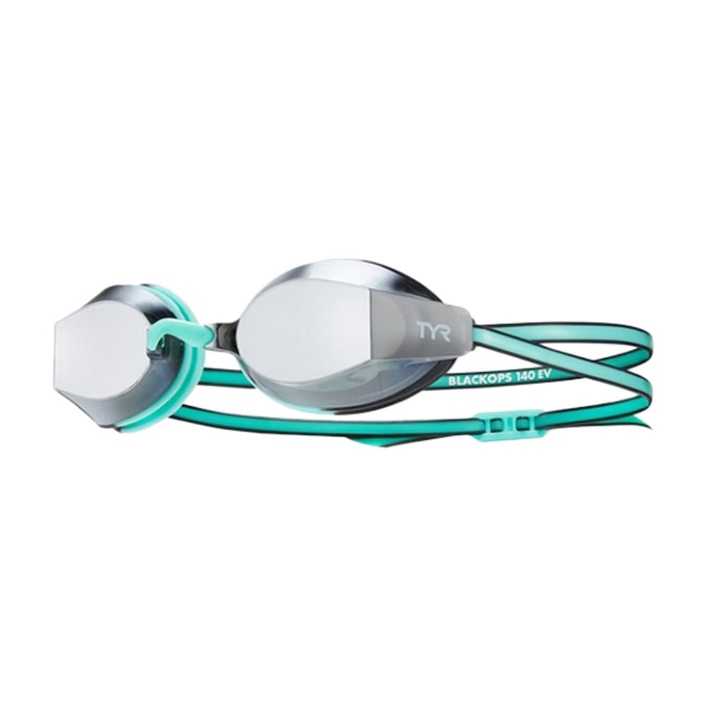 Tyr Unisex Black Ops Mirrored Womens Swimming Goggles in Grey Color