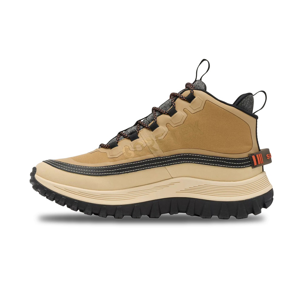 Sorel Mens Callsign Horizon Mid GORE-Tex Casual Shoes in Brown Color