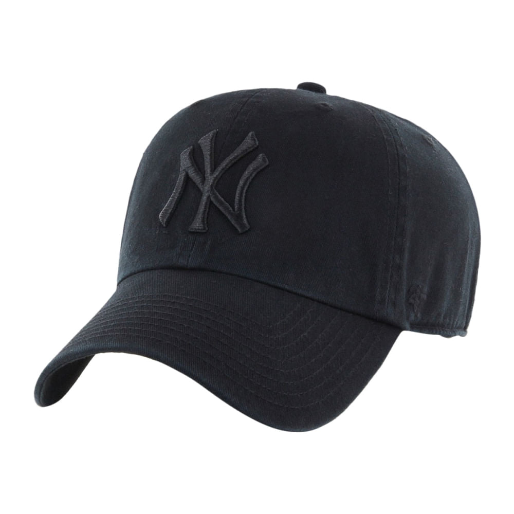 47 Brand Unisex Yankees Clean Up Hat | BLACK/BLACK – Paragon Sports