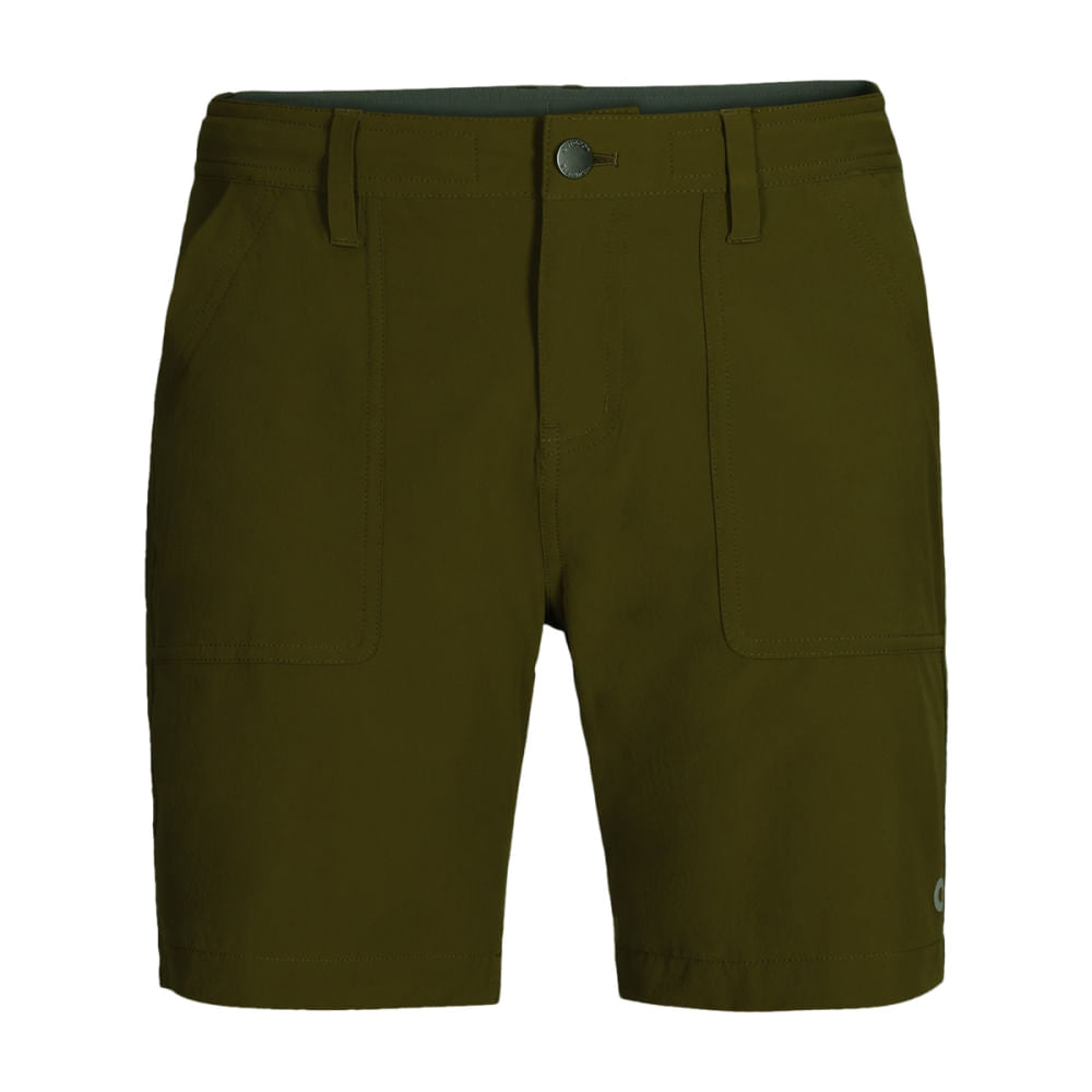 Outdoor Research Womens Ferrosi Short 7 Inch Shorts in Green Color