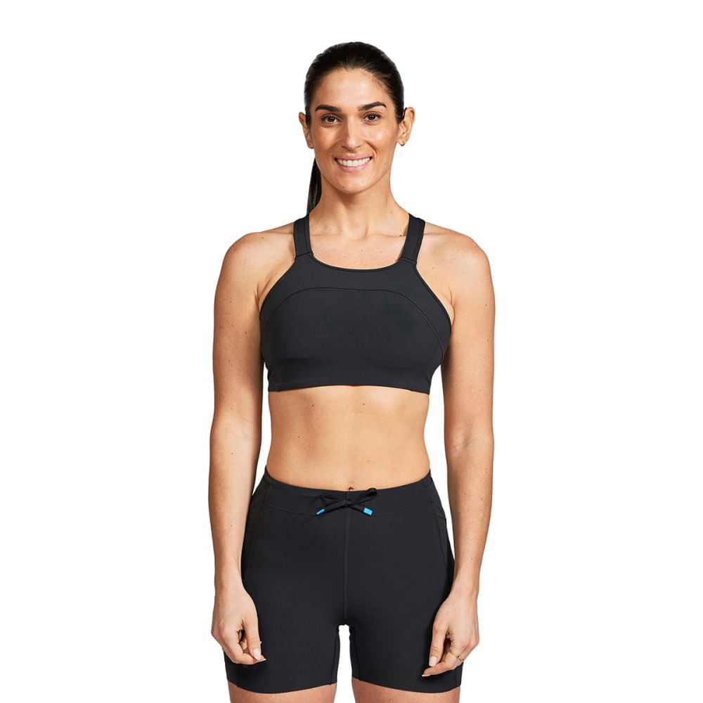 W ASCEND SPORTS BRA | MID-MIDNIG