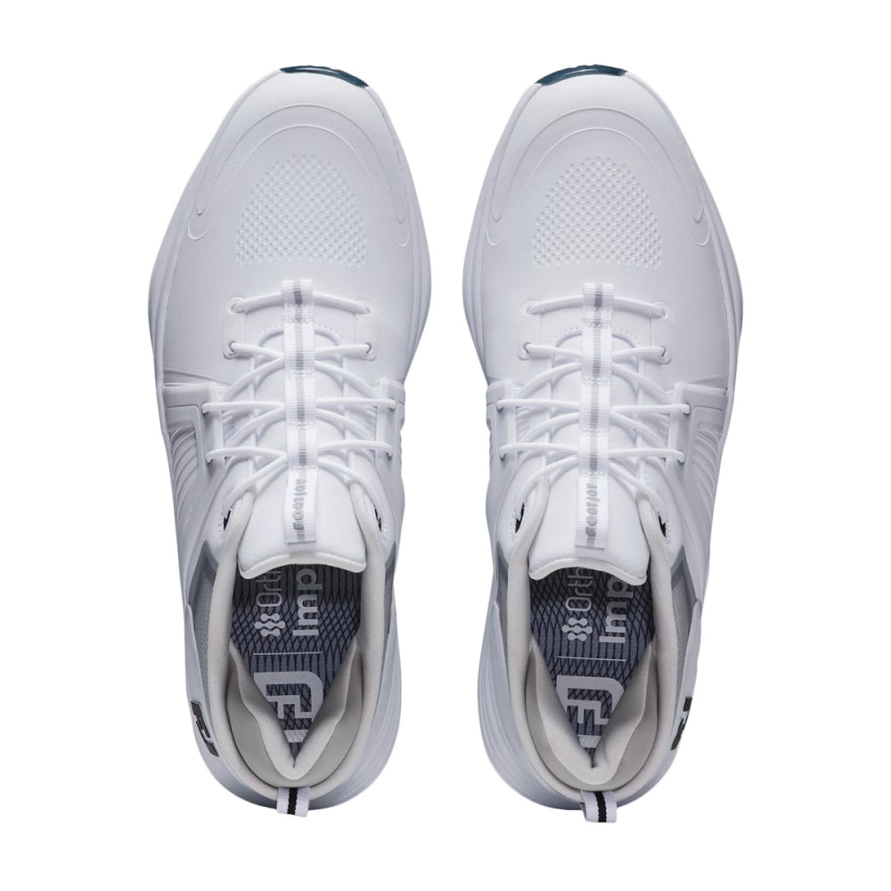 Footjoy Mens Hyperflex Carbon Golf Cleats in White Color