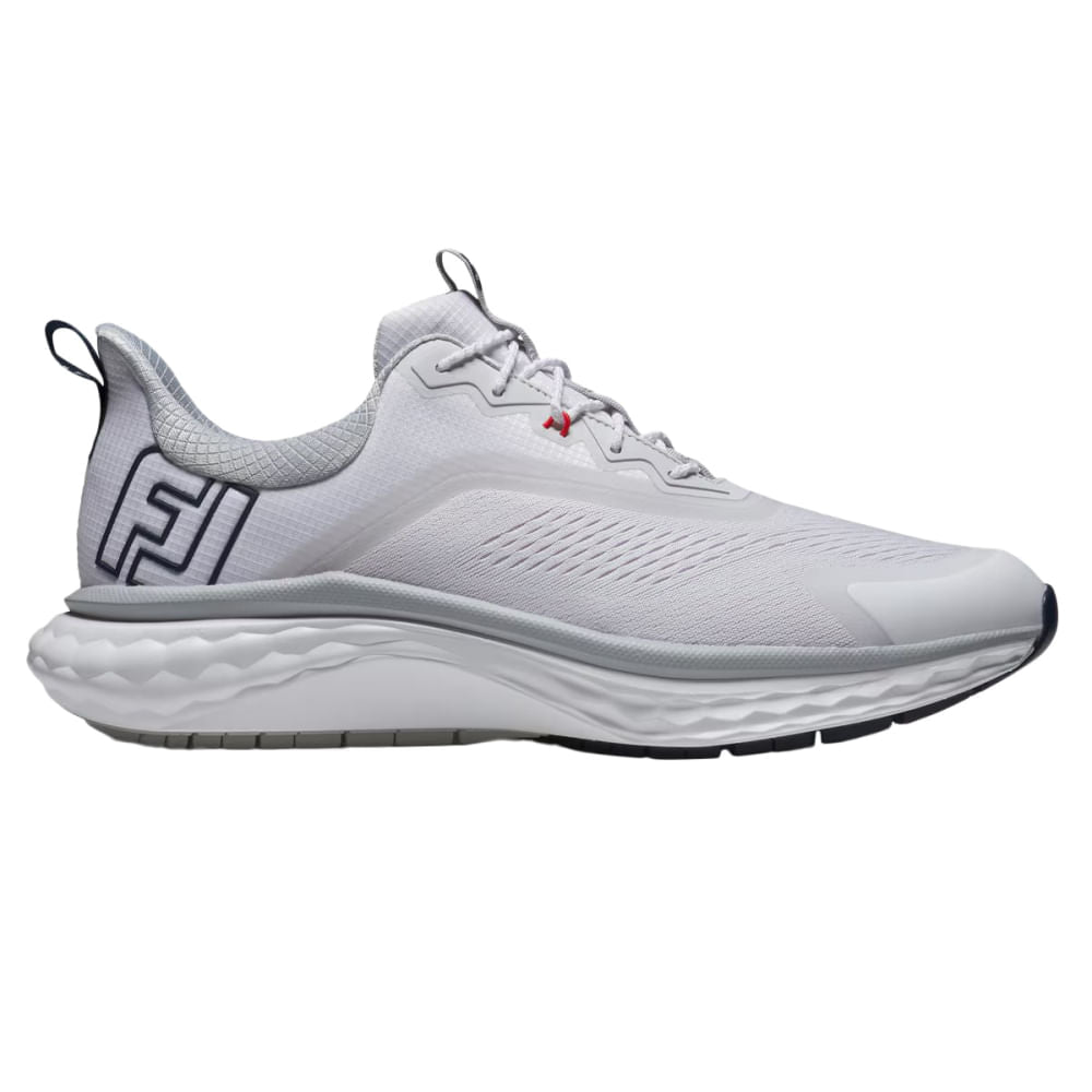 Footjoy Mens Quantum Golf Cleats in White Color