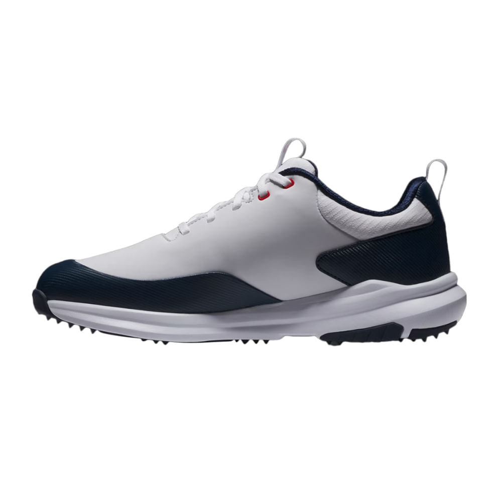 Footjoy Mens Tour Rival Golf Cleats in White Color