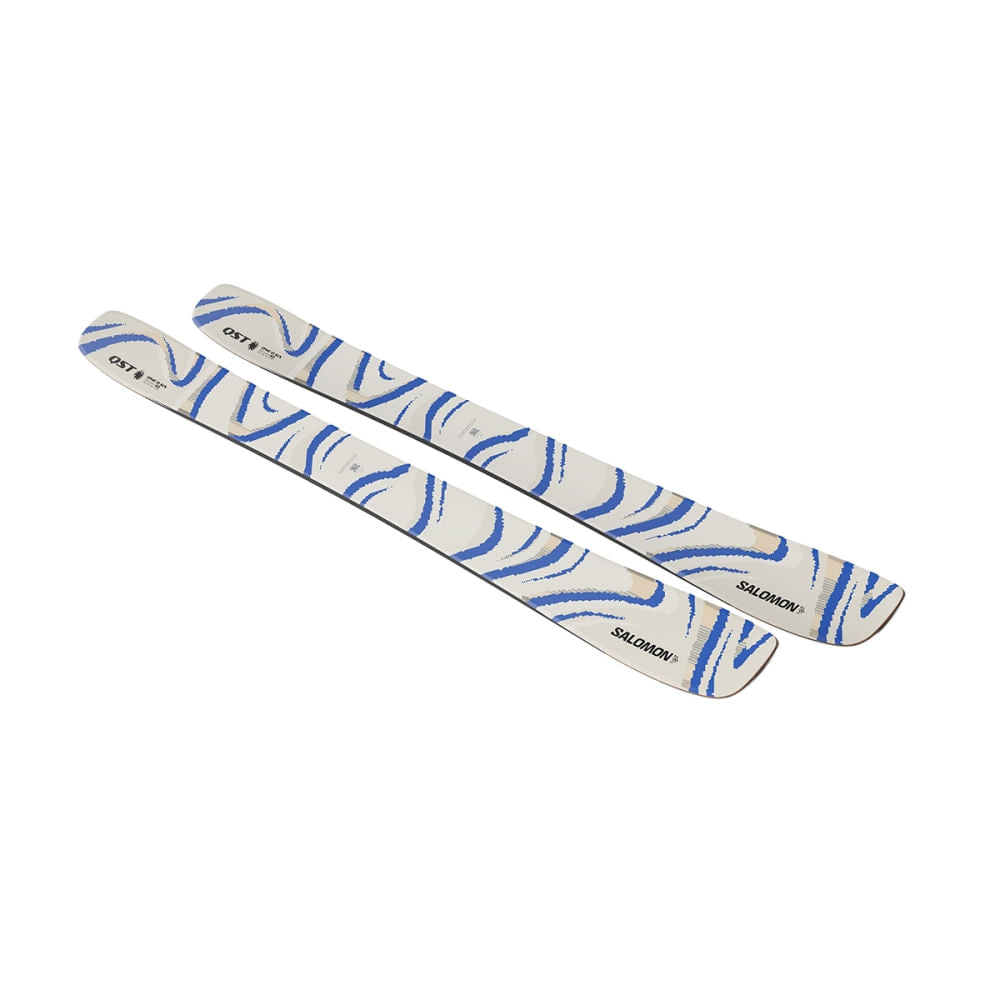 Salomon Unisex NQST 106 Almond Milk Skis in White Color