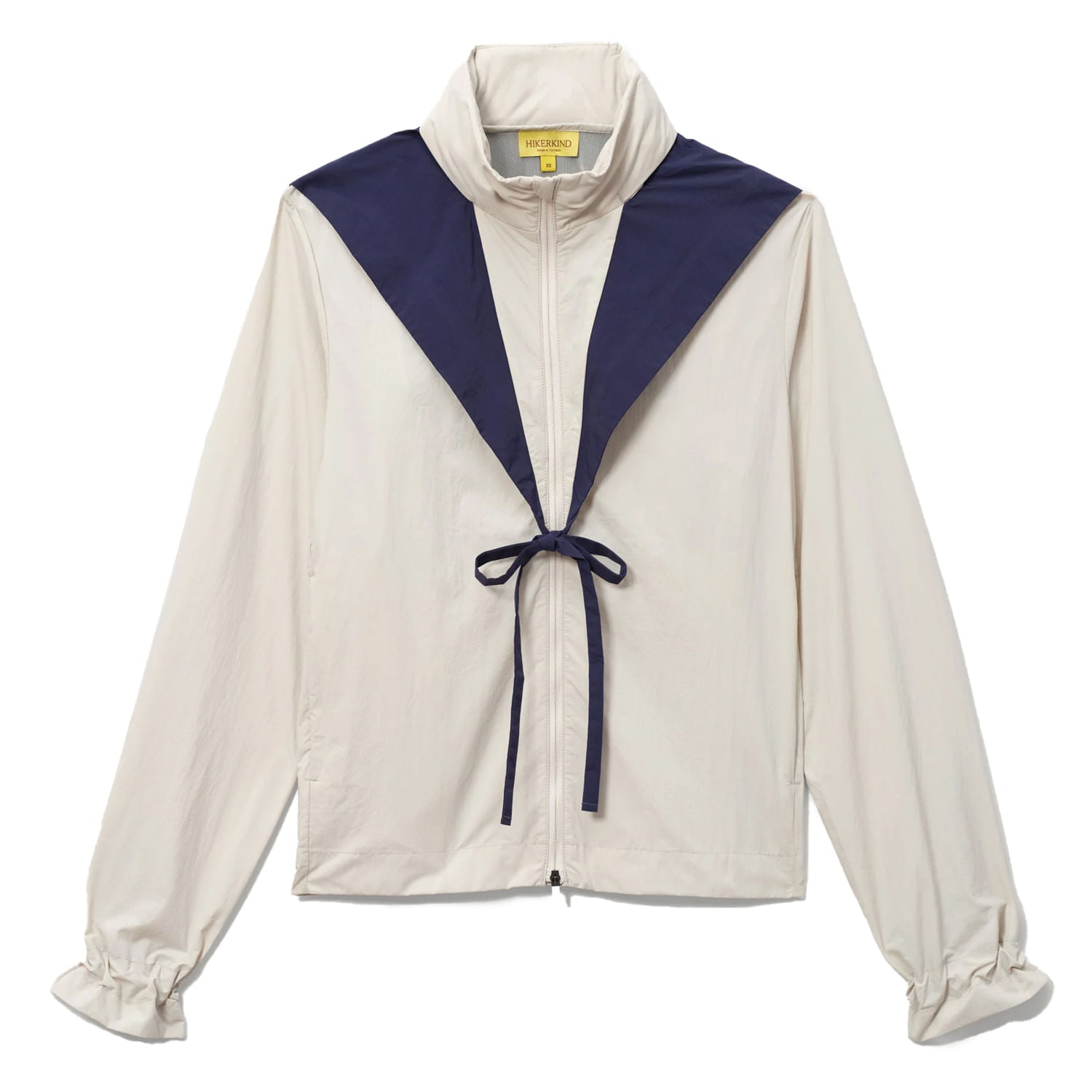 Hikerkind Womens Packable Windbreaker Tops in Grey Color