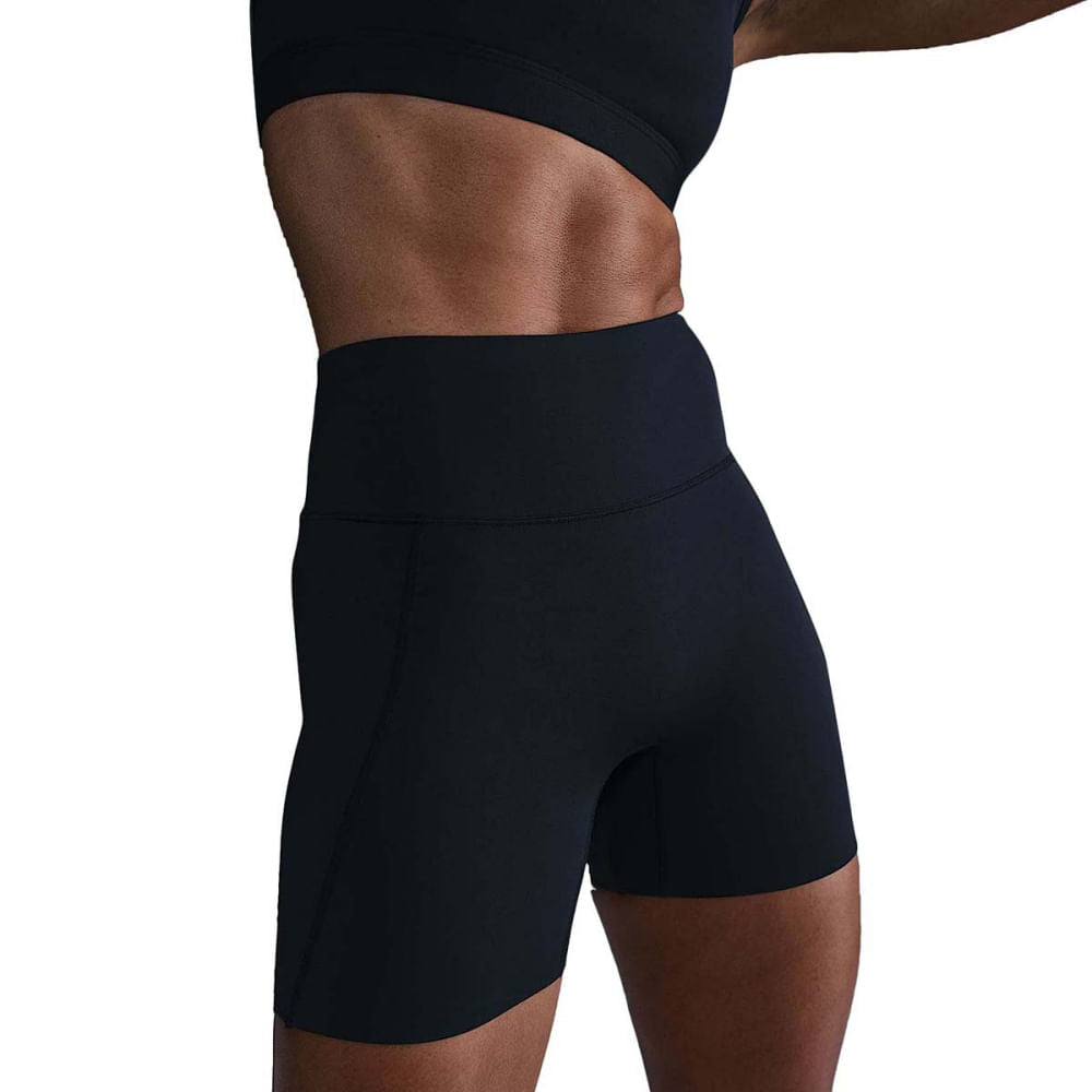 Nike Womens Universa Ms Hw 5In Biker Shorts in Black Color