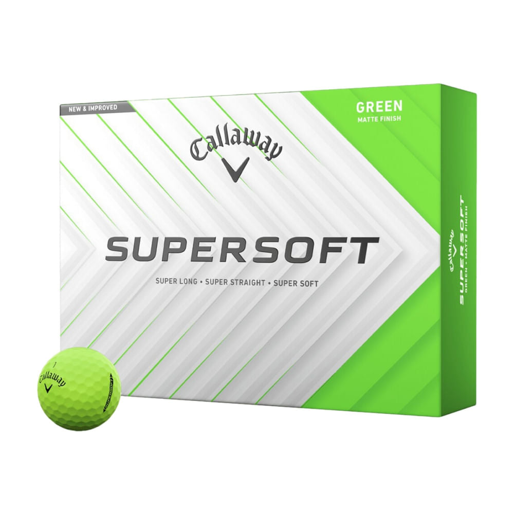 Callaway Golf Supersoft Matte 25 Golf Balls in Green Color