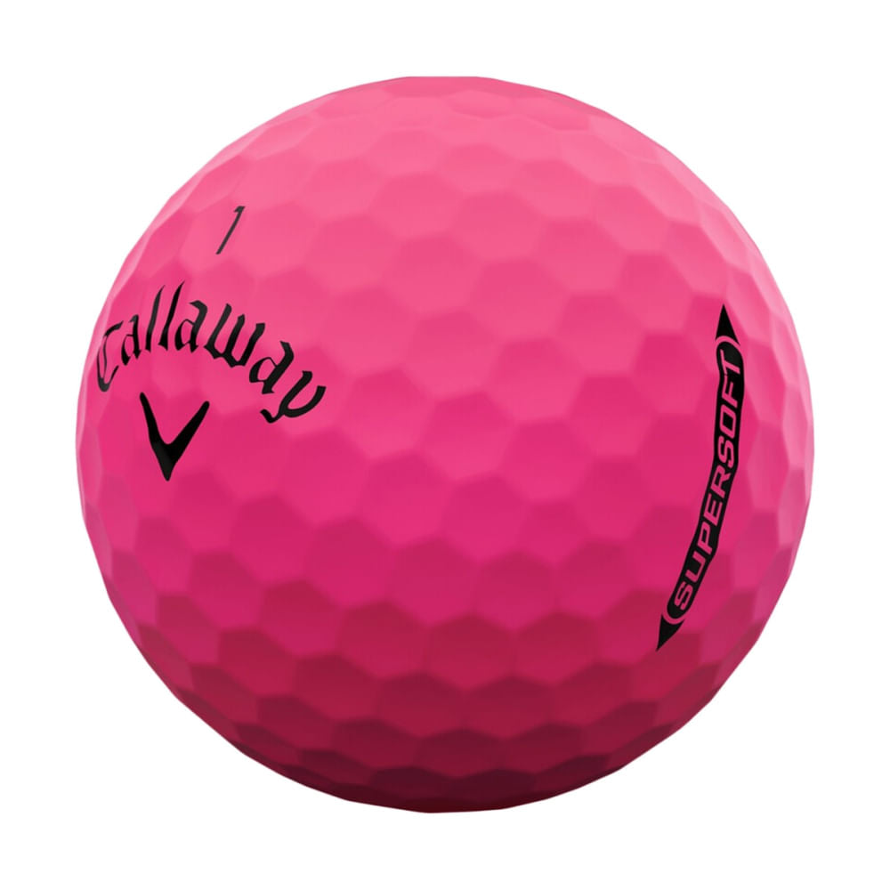 Callaway Golf Supersoft Matte 25 Golf Balls in Pink Color