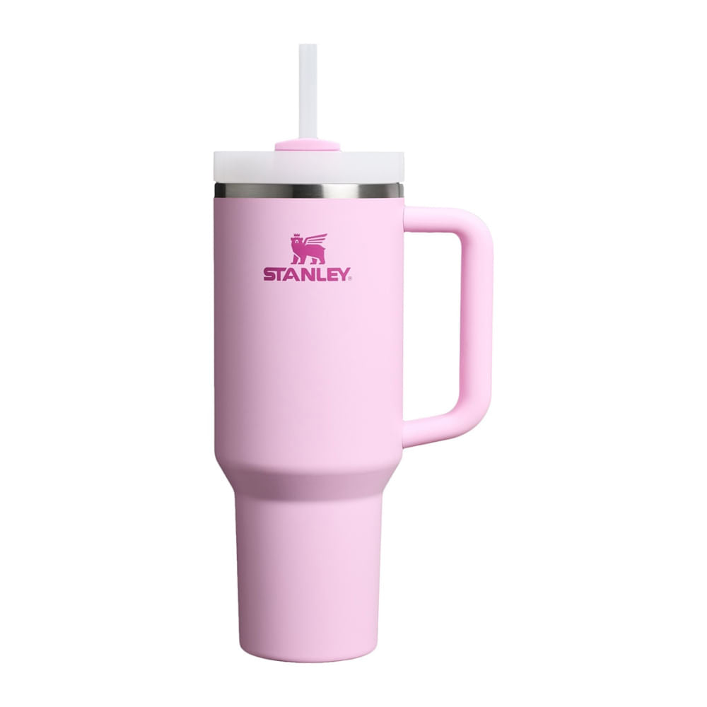 Stanley Cup Quencher H2.O Flowst 40 Water Bottles in Pink Color
