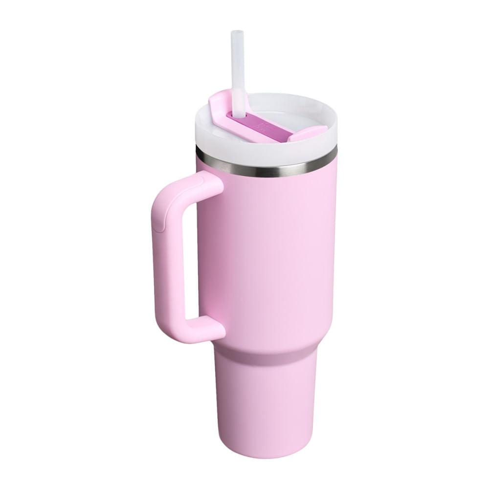 Stanley Cup Quencher H2.O Flowst 40 Water Bottles in Pink Color