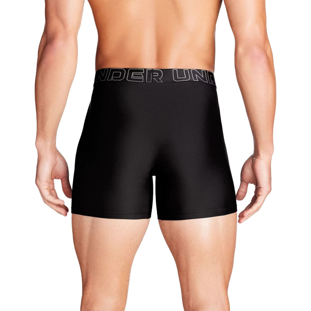 Under Armour Mens Ua Perf Tech Solid 6In Underwear in Black Color