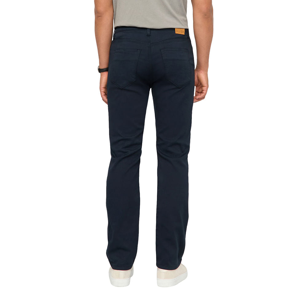 Duer Mens No Sweat Straight Pants in Blue Color