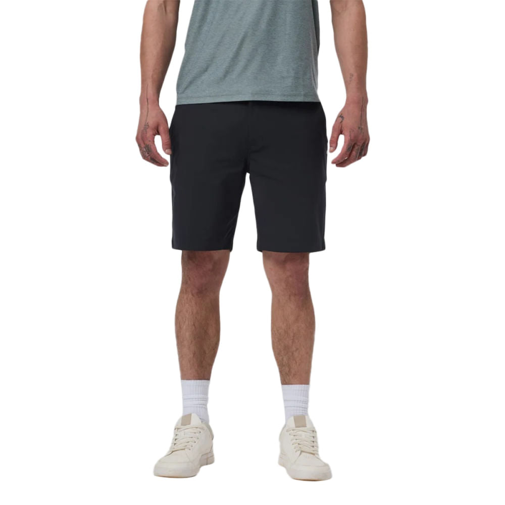 Vuori Mens Meta Short 8In Shorts in Black Color