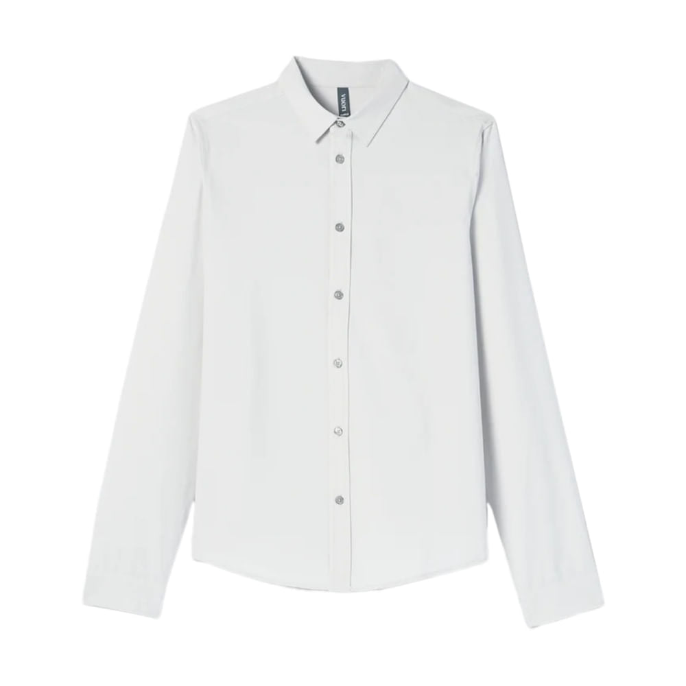 Vuori Mens L/S Bridge Button Down Tops in White Color