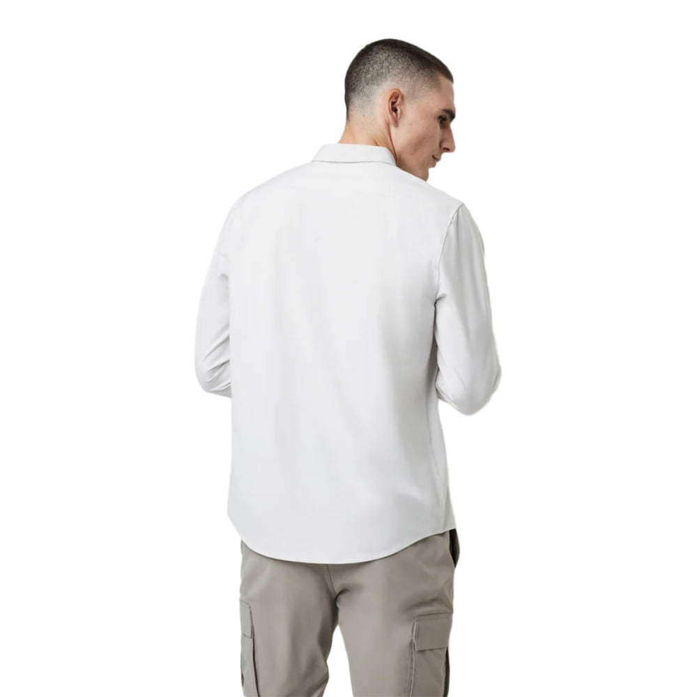 Vuori Mens L/S Bridge Button Down Tops in White Color