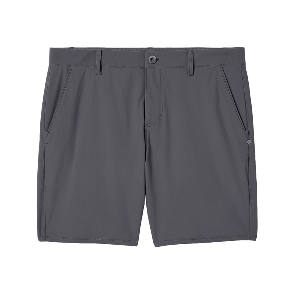 Vuori Mens Meta Short 8In Shorts in Grey Color