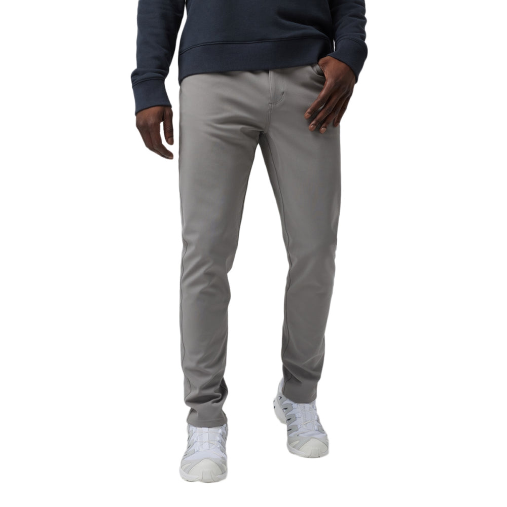 Vuori Mens Metatwil Pant Athl Slim Pants in Brown Color