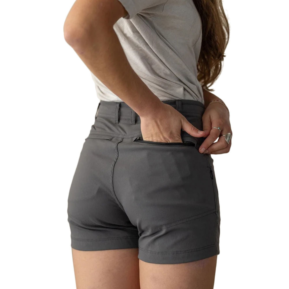 WOMEN'S ECOTREK SHORTS | CHARCOAL