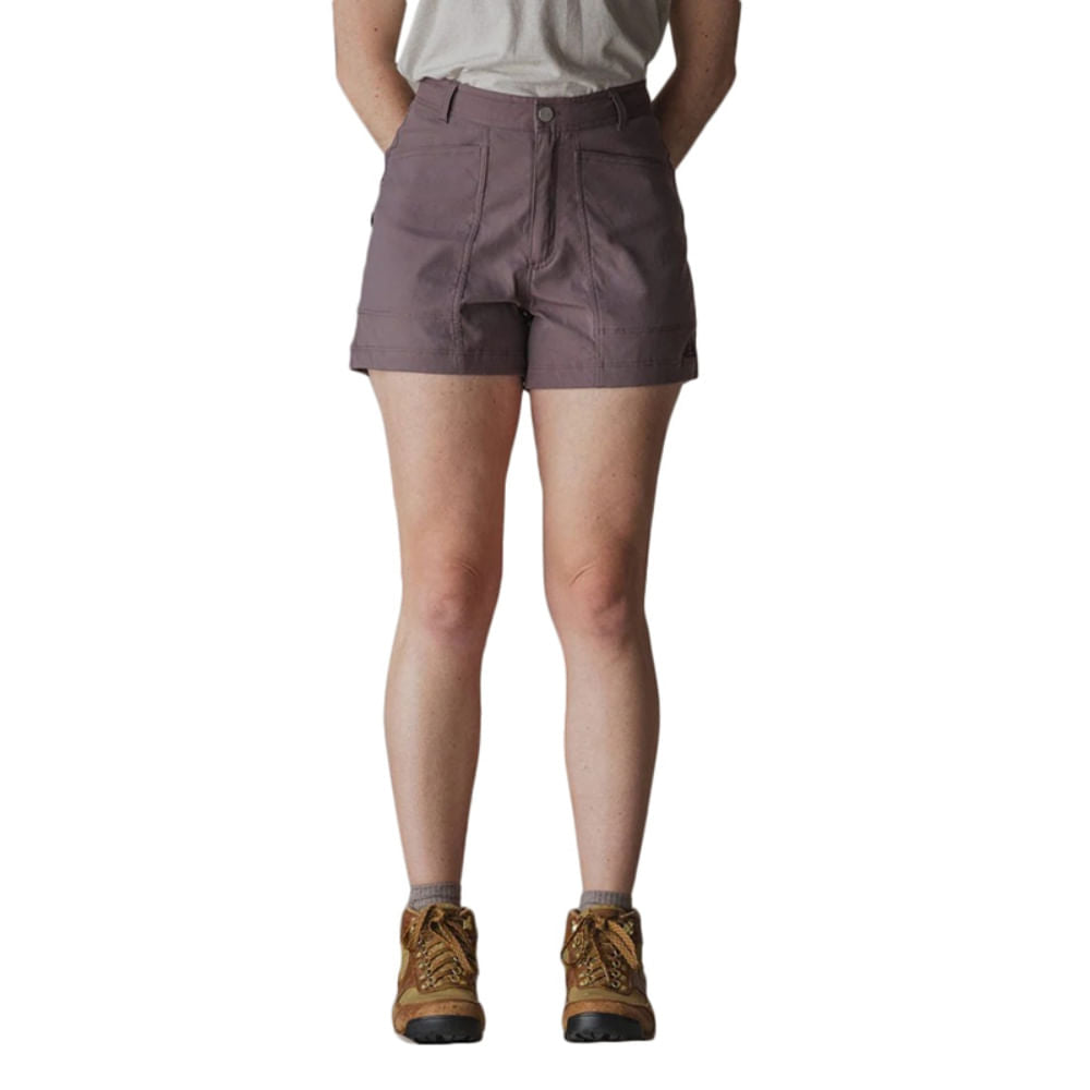 WOMEN'S ECOTREK SHORTS | PLUM