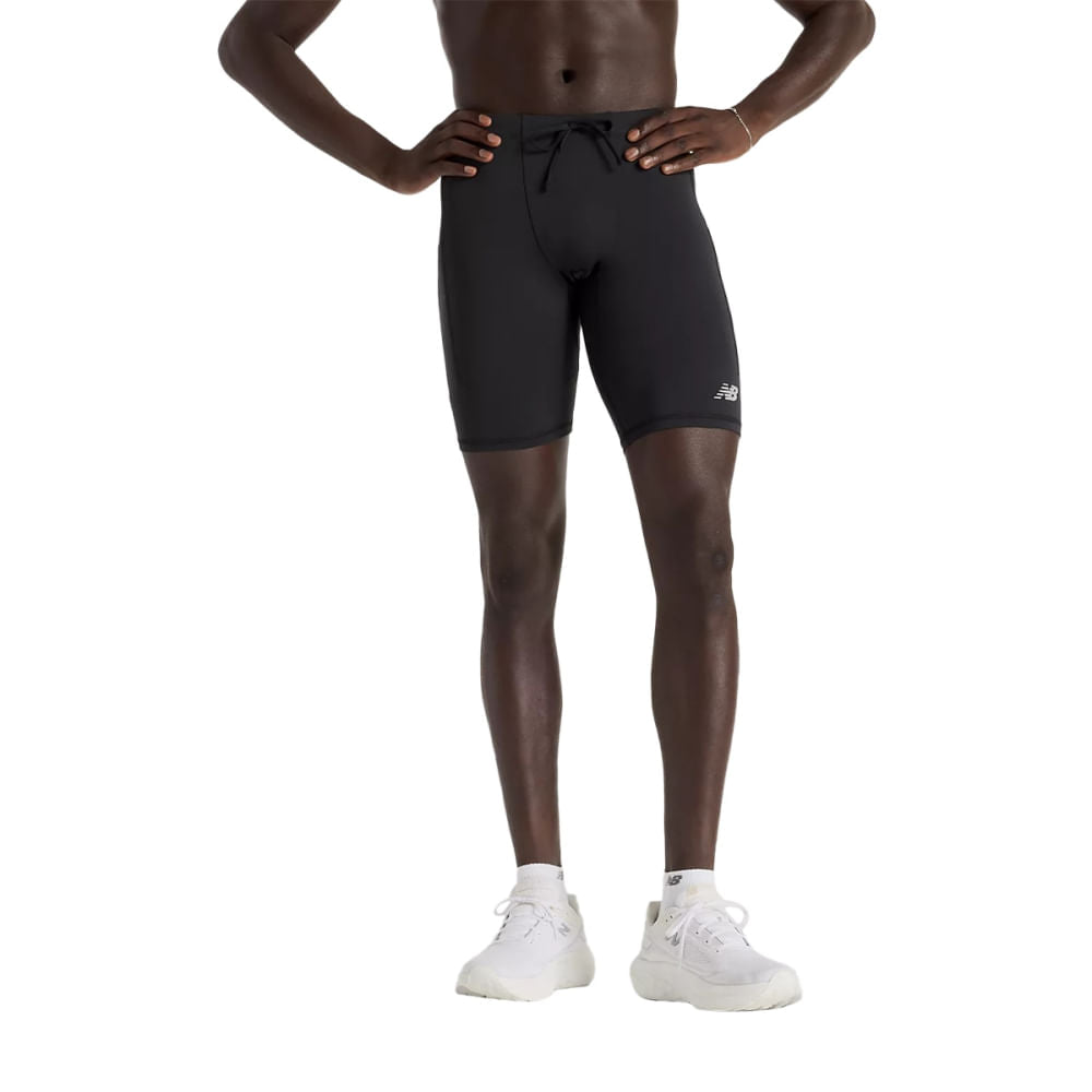 New Balance Mens Sleek Pocket Ht 9In Shorts in Black Color