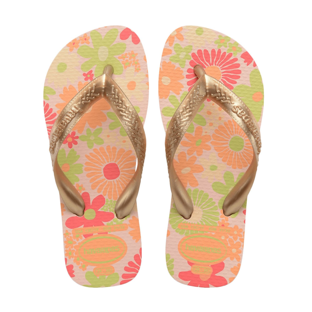 Havaianas Kids Flores Sandal Flip-Flops in Multi Color