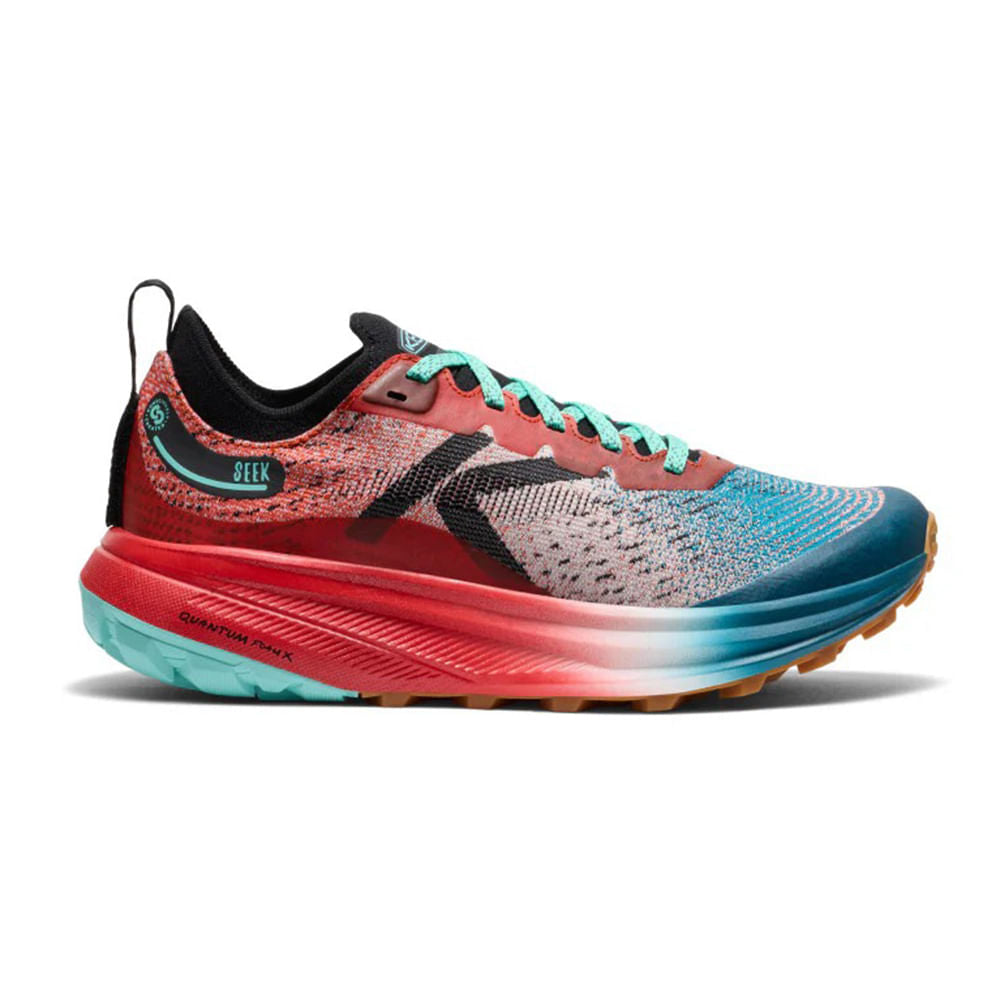 Keen Mens Seek Trail Running Shoes in Blue Color