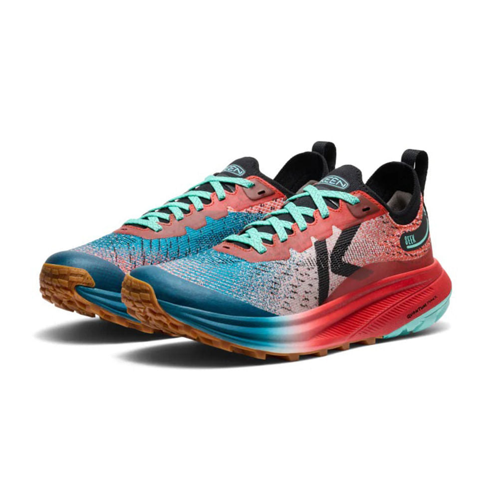 Keen Mens Seek Trail Running Shoes in Blue Color