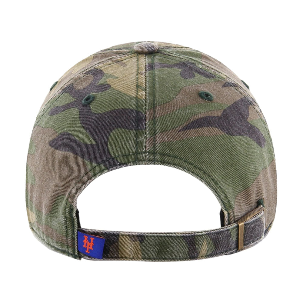 47 Brand Unisex new york mets 47Clean Up Camo Fan Apparel in Green Color