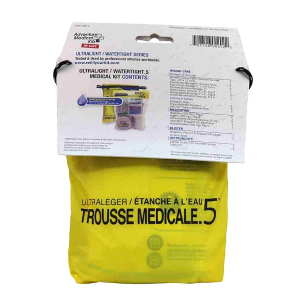 Liberty Mountain Ultralight & Watertght.5 First Aid in Yellow Color
