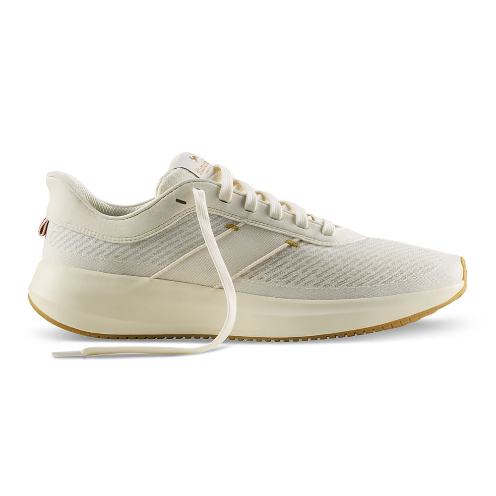 Tracksmith Mens Eliot Runner | IVORY – Paragon Sports display picture 3