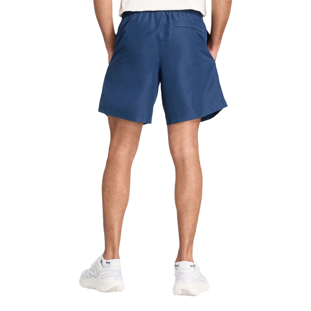 New Balance Mens Se Mesh Short 5In Shorts in Blue Color