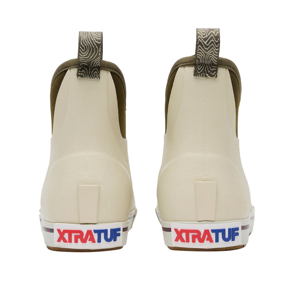 Xtratuf Womens Ankle Deck Boot 6In Camp Boots in White Color