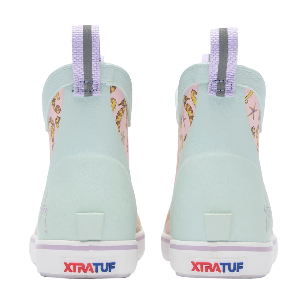 Xtratuf Baby Ankle Deck Boot in Pink Color