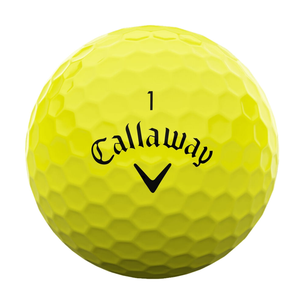 Callaway Golf Supersoft Yellow 25 Golf Balls in Yellow Color