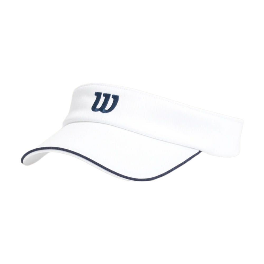 Wilson Womens Classic Script Visor C in White Color