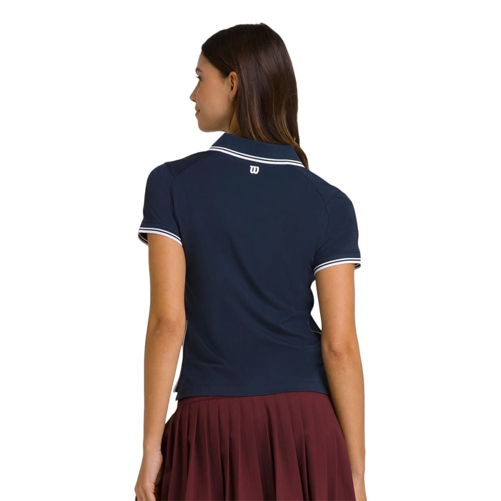 W CLUB POLO CLASSIC NAVY | DBC-CLASSI