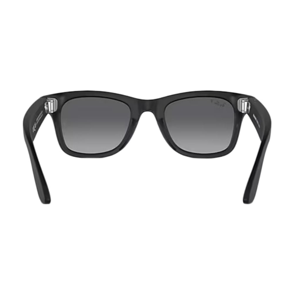 RB META WAYFARER L MT BK | GRPH PLRZD