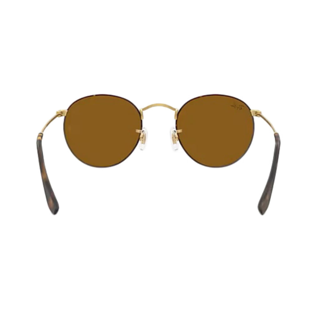 Ray Ban Unisex Round Mtl Havana Arista Accessories in Brown Color