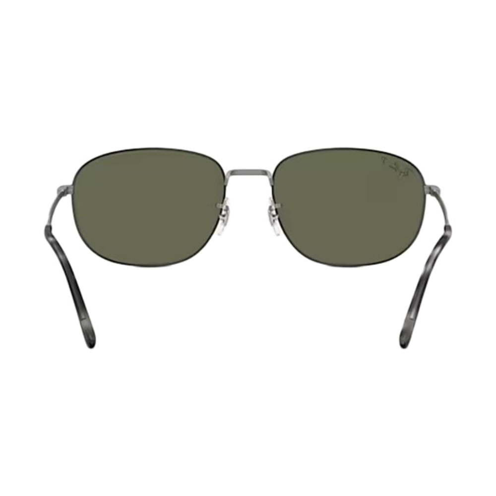 Ray Ban Unisex Square Rnd Mtt Black Gun Accessories in Green Color