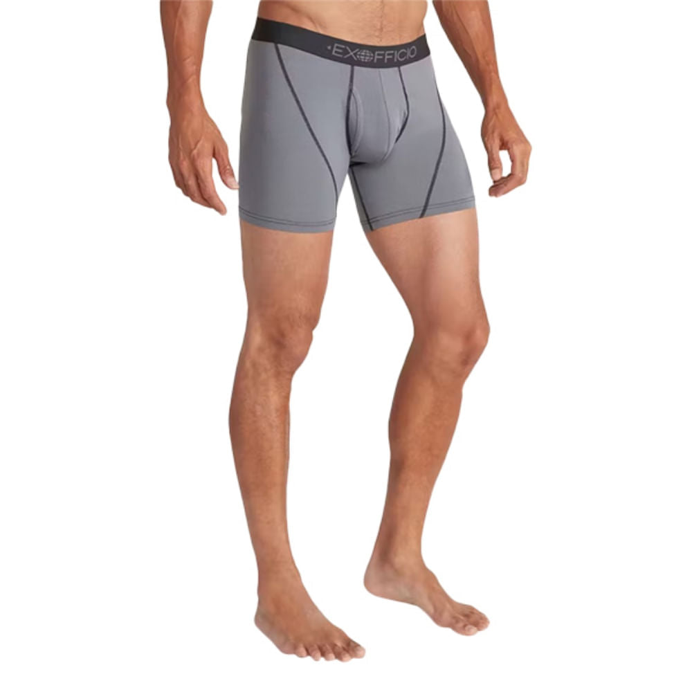 Ex Officio Mens Give-N-Go Sport 2.0 6 Underwear in Grey Color