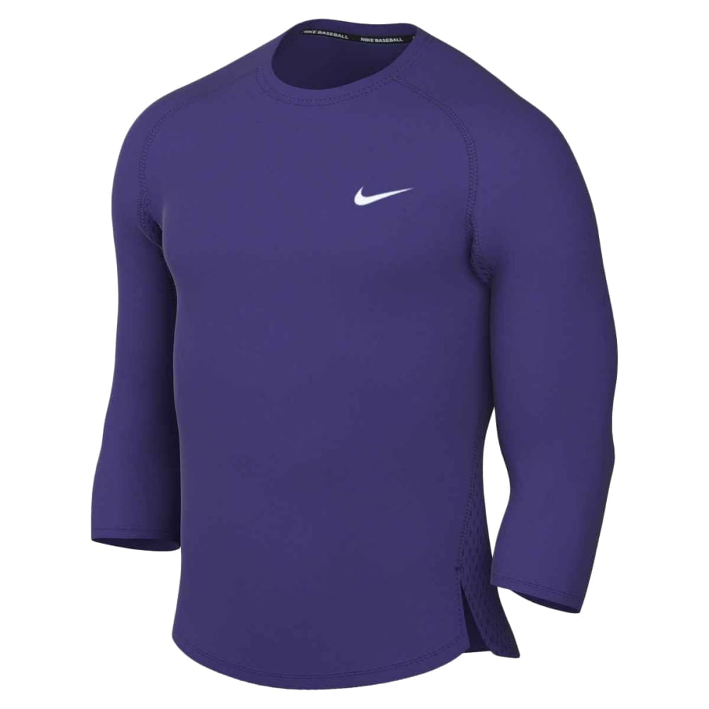 TEAM DRI-FIT 3QT SLEEVE | 545-PURPLE