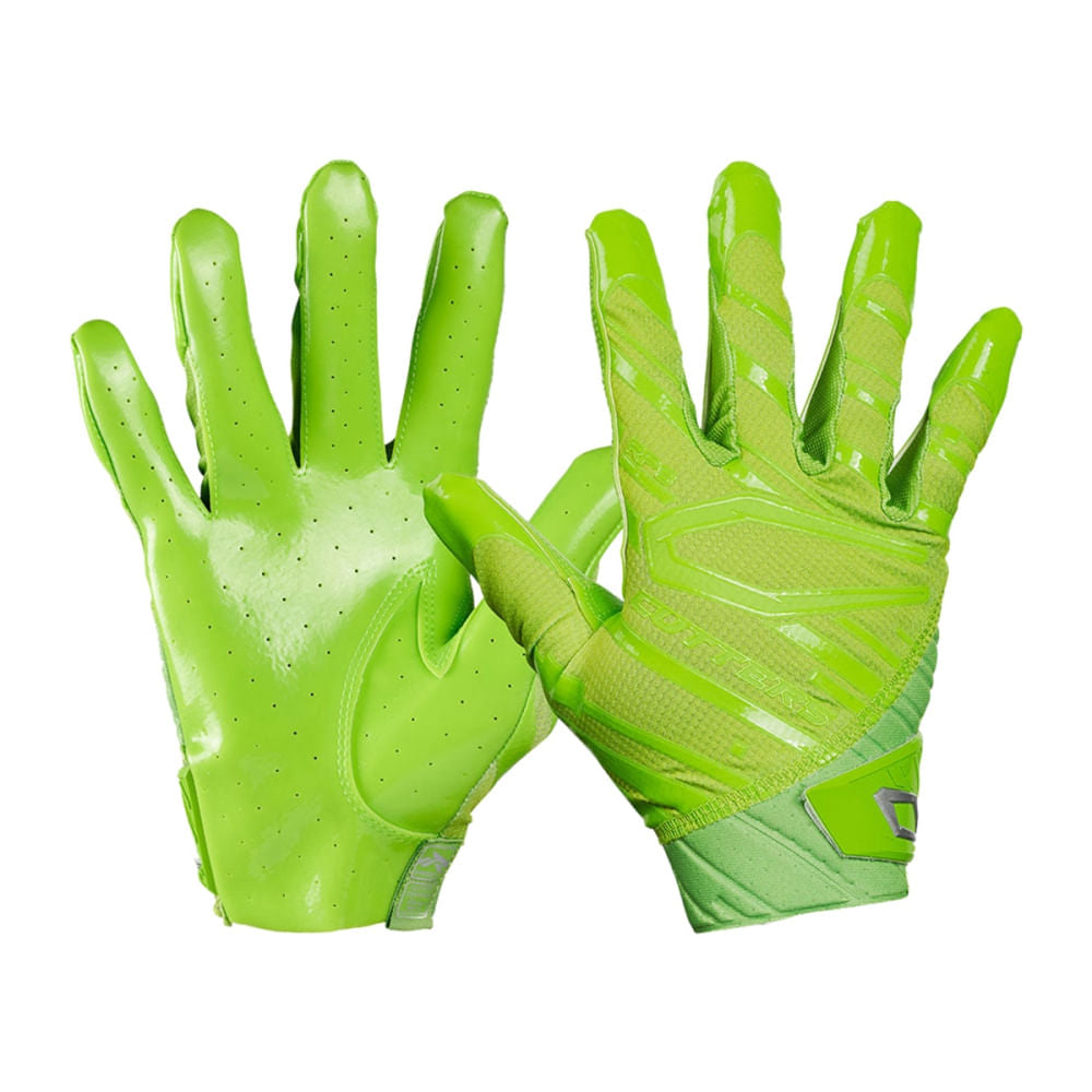REV PRO 6.0 RECVR GLOVES | SHOCK GREE