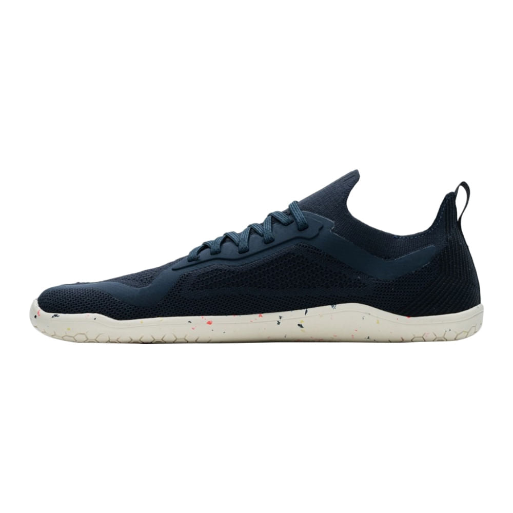 Vivobarefoot Mens Primus Lite Knit M Trail Running Shoes in Blue Color