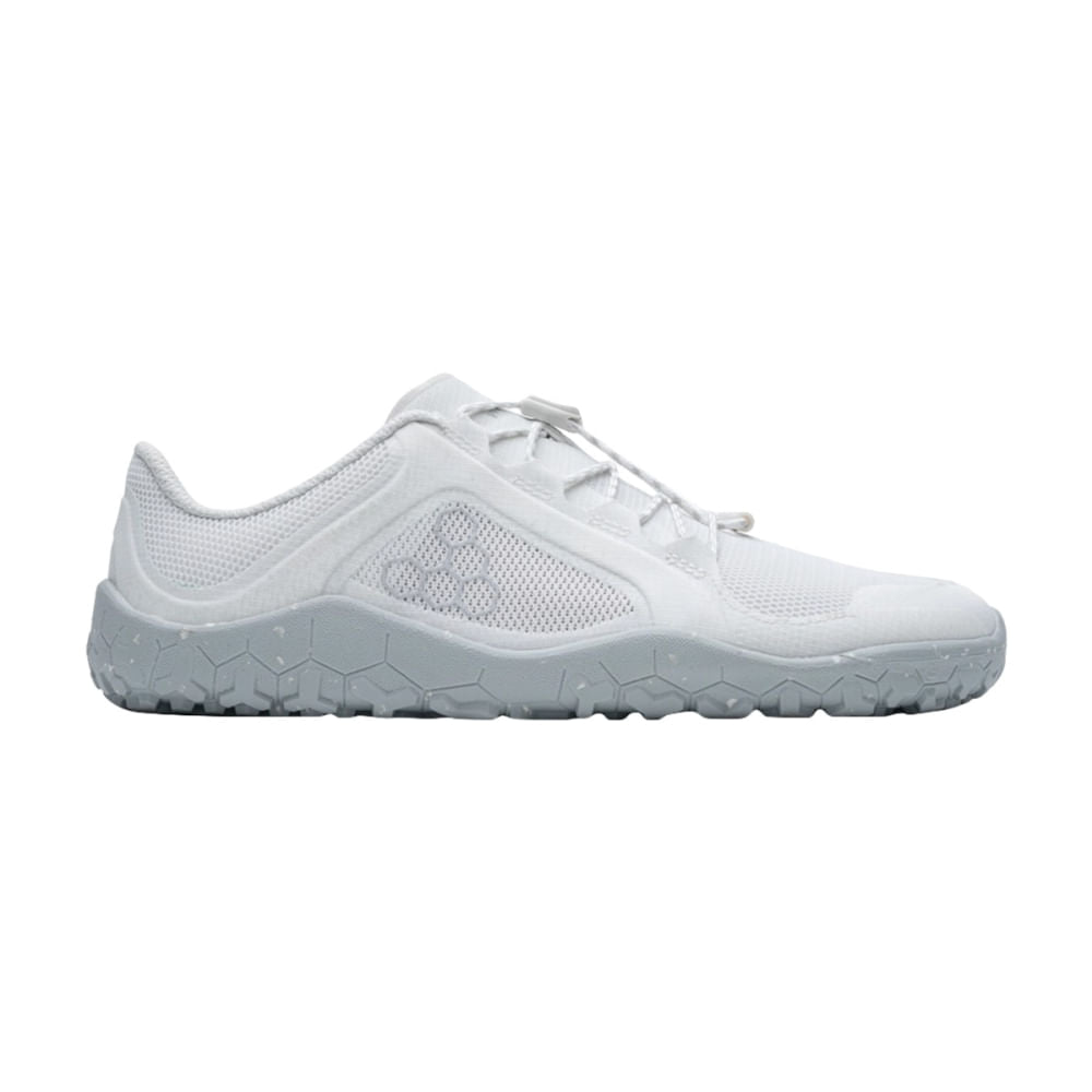 Vivobarefoot Mens Primus Trail FG 3.5 M Trail Running Shoes in White Color