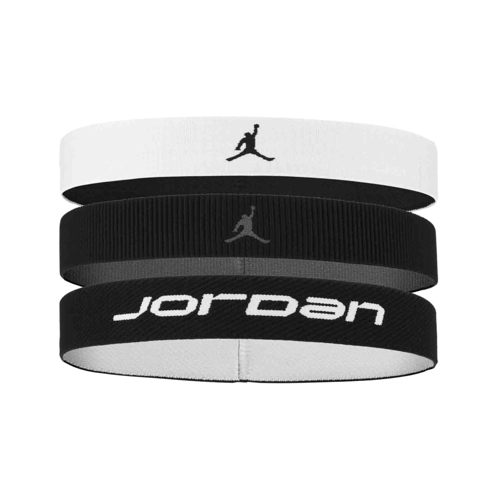 Nike Jordan 3Pk Elastic Sport Headbands in Multi Color
