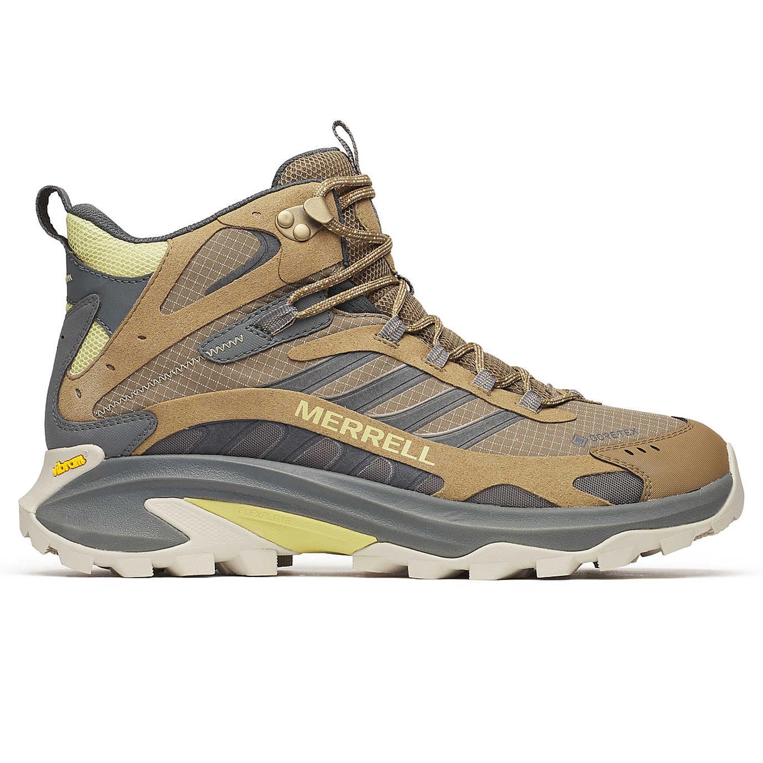 Merrell Mens Moab Speed 2 Mid GORE-Tex Boots in Brown Color