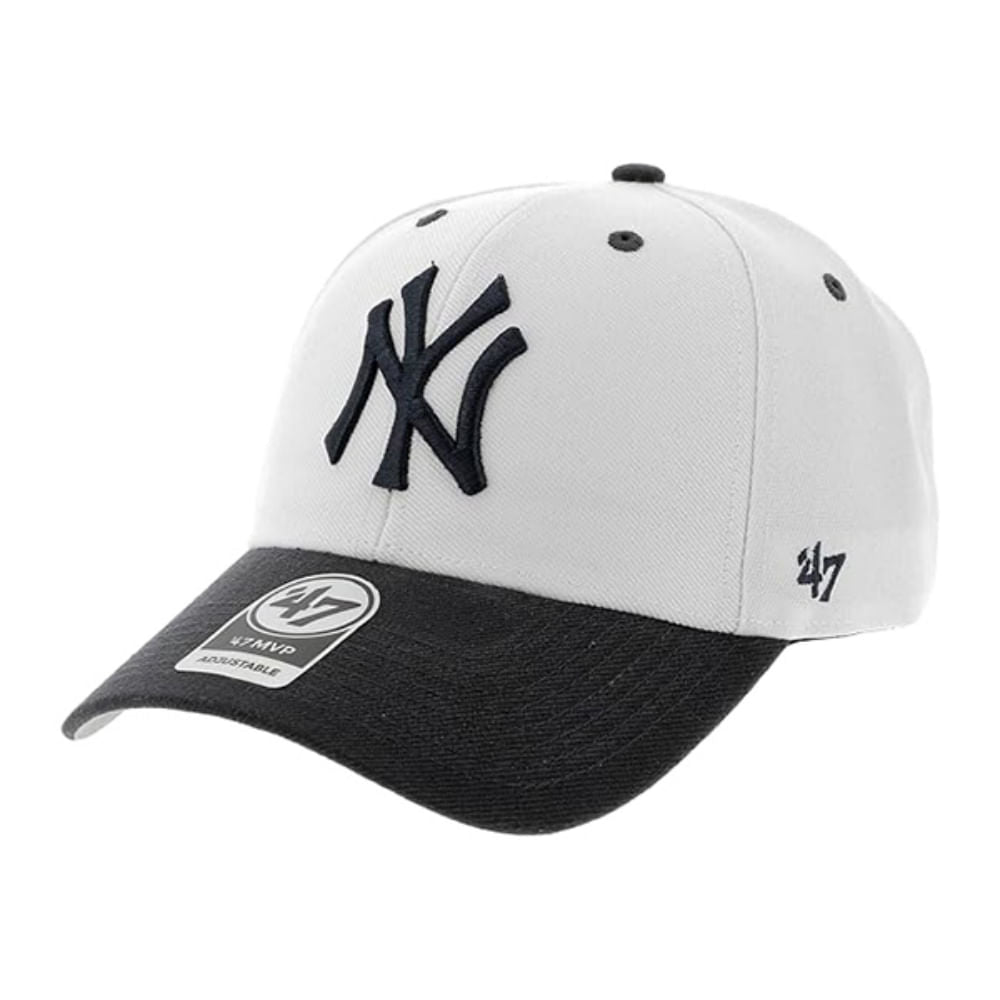 47 Brand Unisex new york yankees Audible Two Tone MVP Fan Apparel in White Color