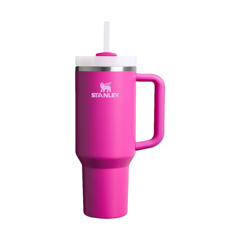 Stanley Cup Qnchr 2.0 Flowst 40Oz Water Bottles in Pink Color